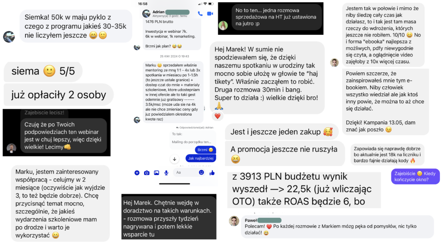 Więcej opinii o współpracy z Markiem